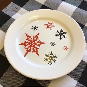 Waechtersbach snowflake 8” salad plate.  Germany.  Dishwasher safe.